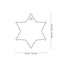 Bronx Sheriff's Star ID Tag