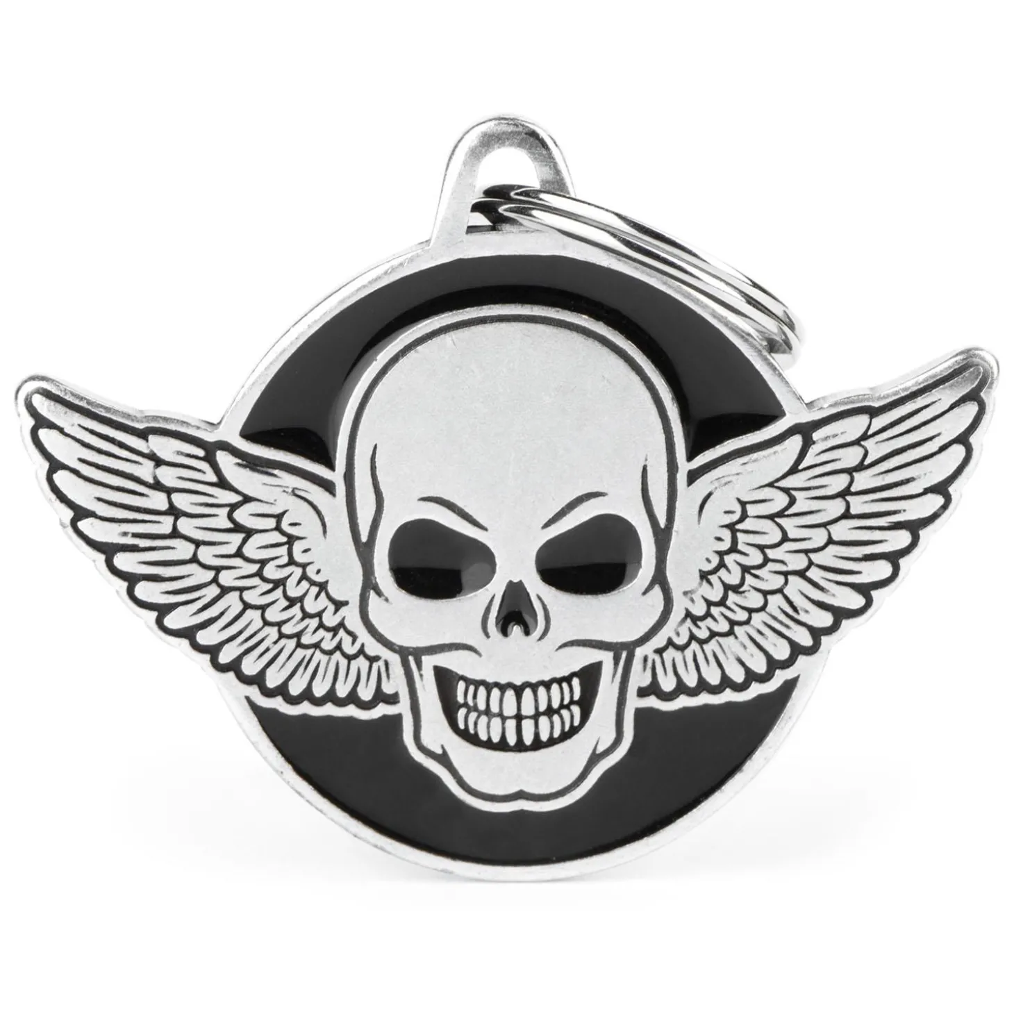 Bronx Winged Skull ID Tag