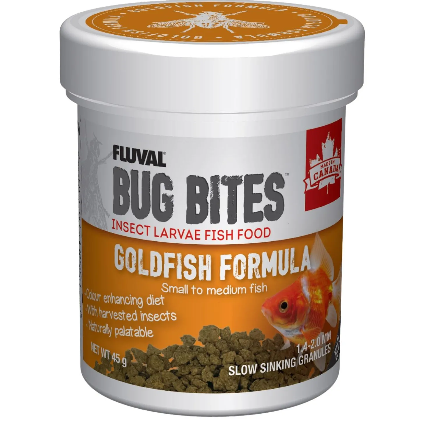 Bug Bites Goldfish Formula Granules for Small to Medium Fish Food