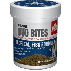 Bug Bites Tropical Formula Granules for Medium to Large Fish Food