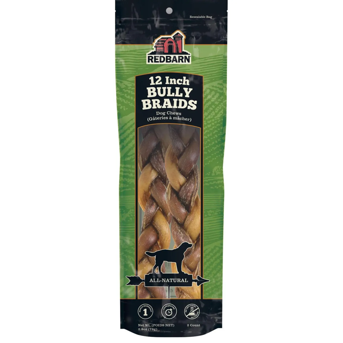Bully Braids 12in Dog Treats