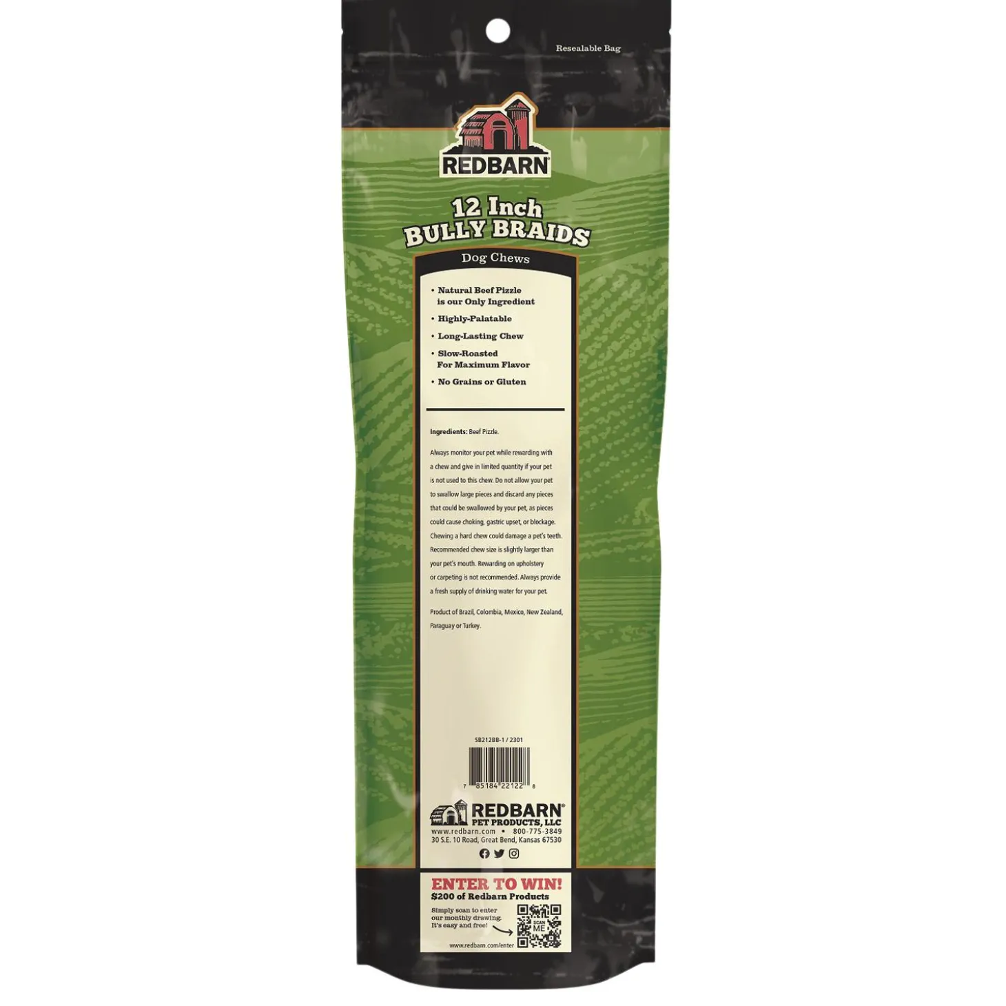 Bully Braids 12in Dog Treats