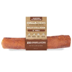 Bully Collagen 6in Single Roll Dog Treat