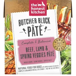 Butcher Block Beef, Lamb & Spring Veggies Pate Dog Food