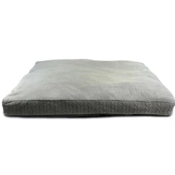 Cable Knit Gusset Mattress Bed Grey