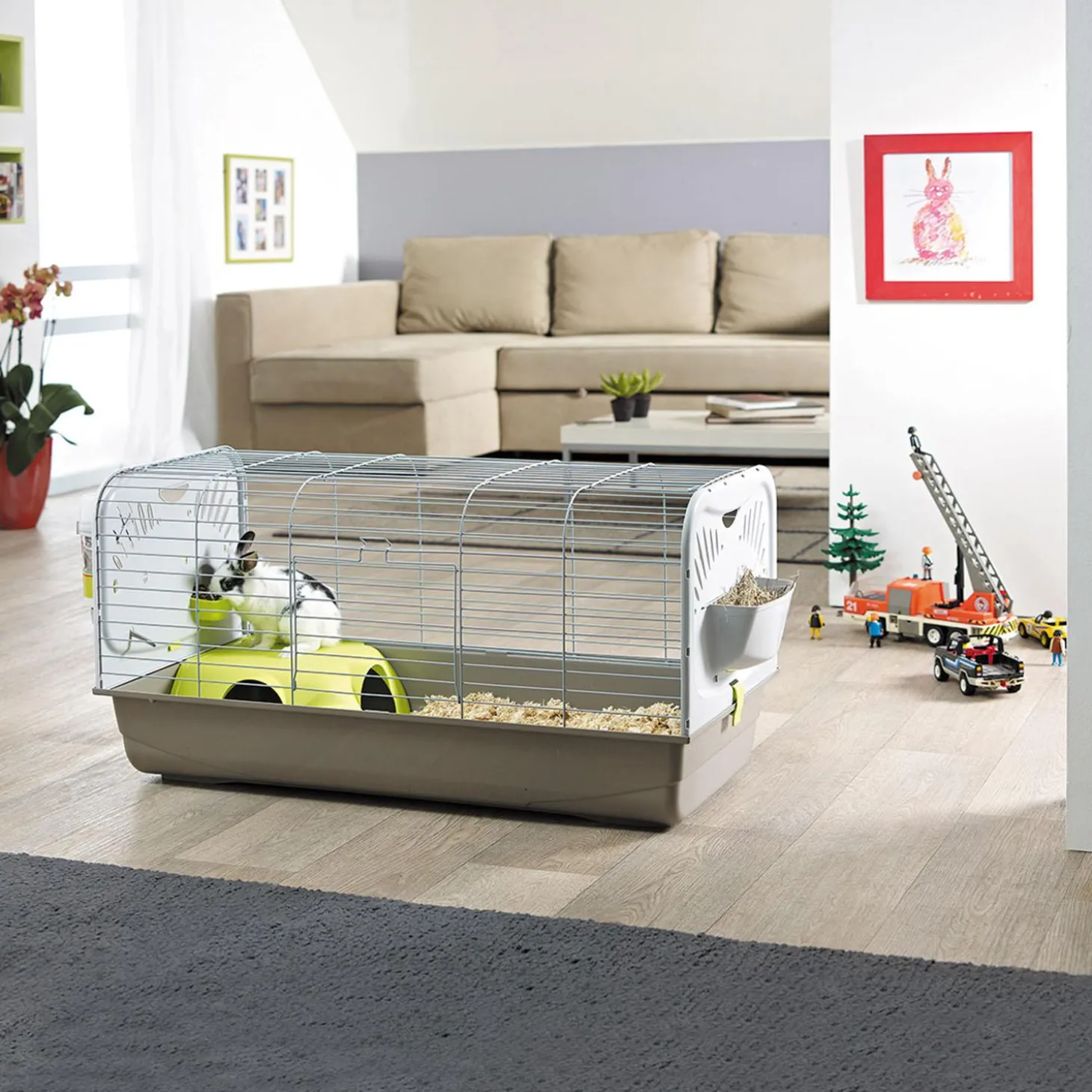 Caesar 3 Knock Down Small Pet Cage