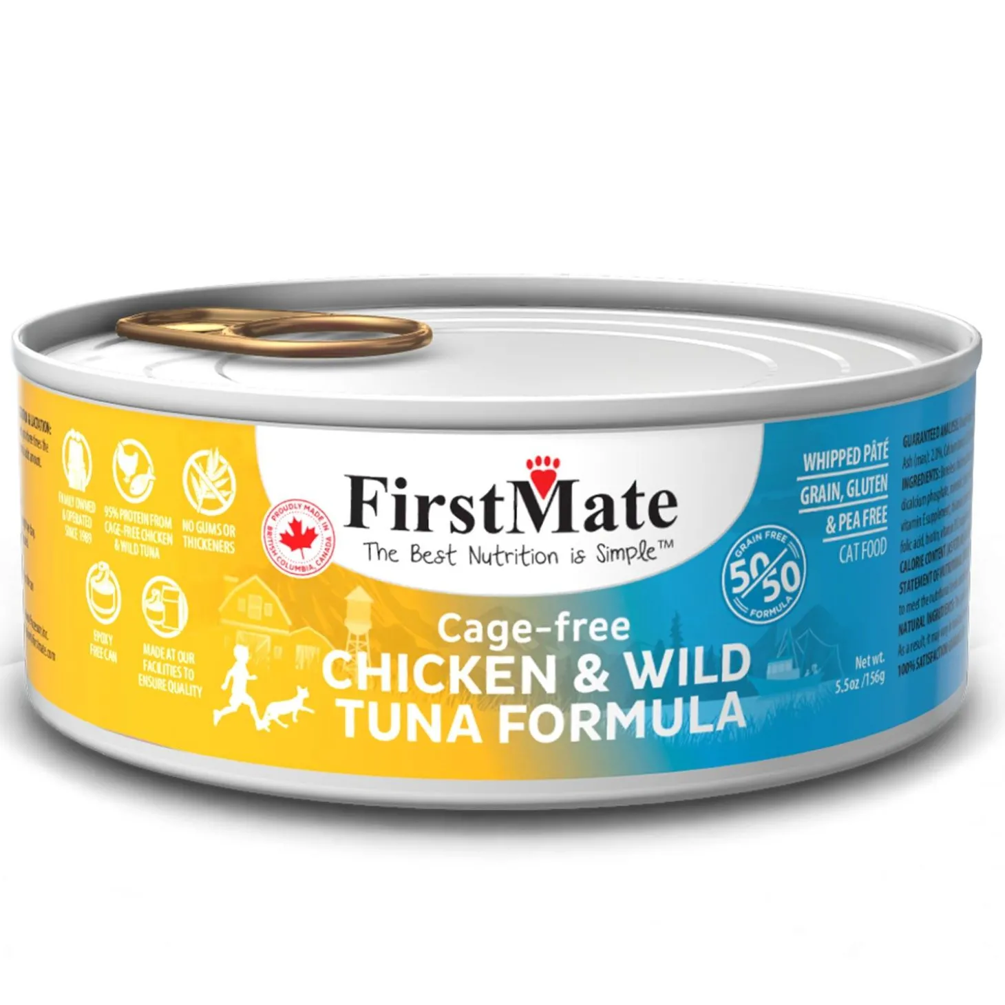 Cage Free Chicken & Wild Tuna Formula Cat Food