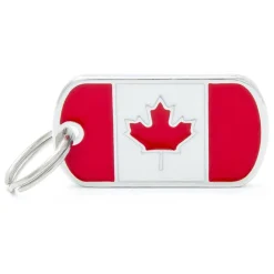 Canadian Flag ID Tag