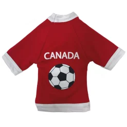 Canadian Soccer Red & White Jersey