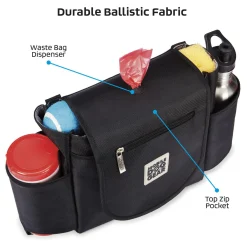 Car Seat Back Travel Black Organizer Bag