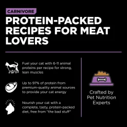 Carnivore Grain-Free Chicken, Turkey + Duck Recipe Cat Food