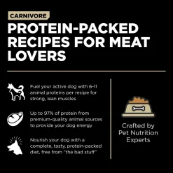 Carnivore Grain-Free Lamb + Wild Boar Recipe Dog Food