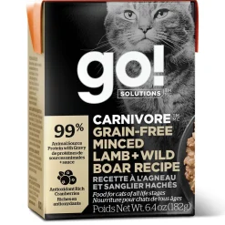 Carnivore Grain-Free Minced Lamb + Wild Boar Recipe Cat Food