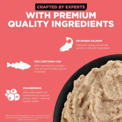 Carnivore Grain-Free Salmon + Cod Pate Recipe Cat Food
