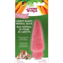Carrot-Shaped Mineral Block for Small Animals