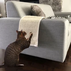 Cat Scratcher Pad with Hook & Loop Fasteners