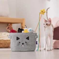 Cat Toy Basket