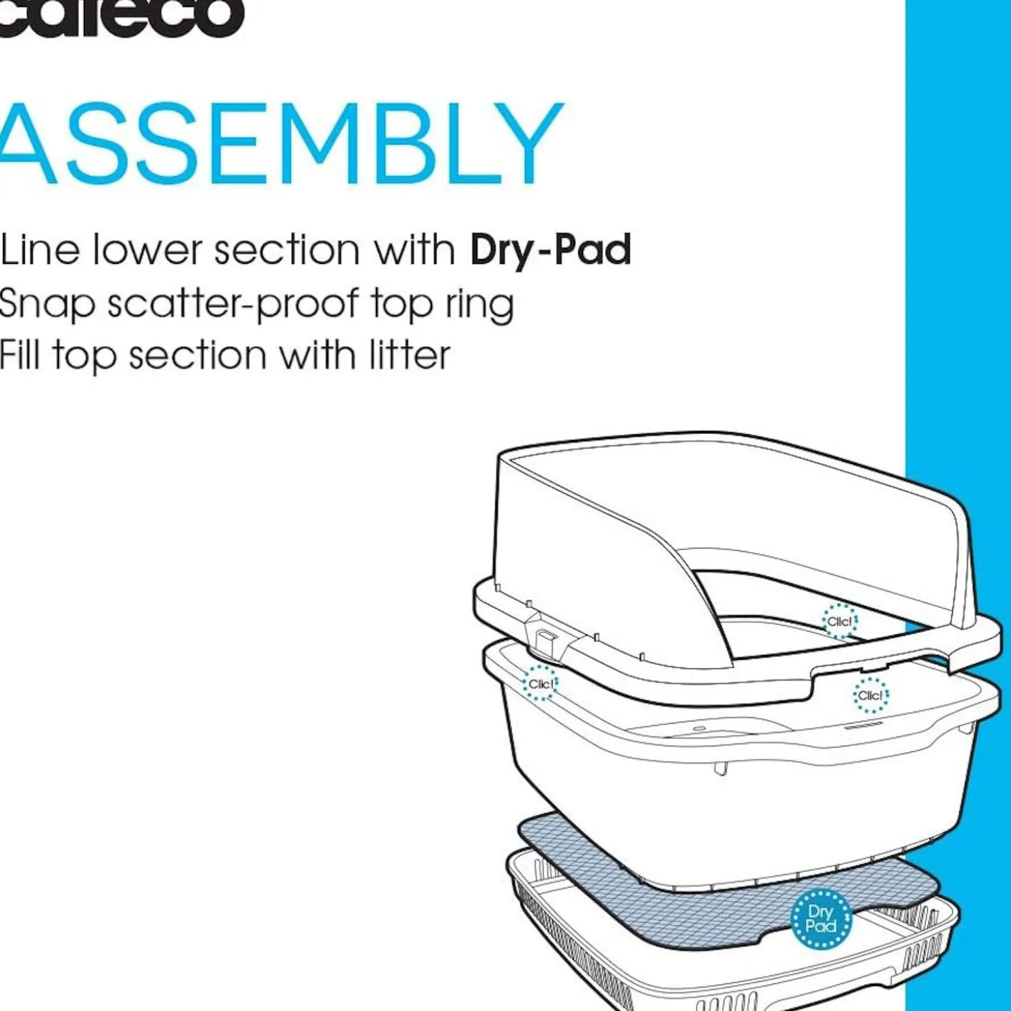 Cateco Odour Eliminating Litter Box