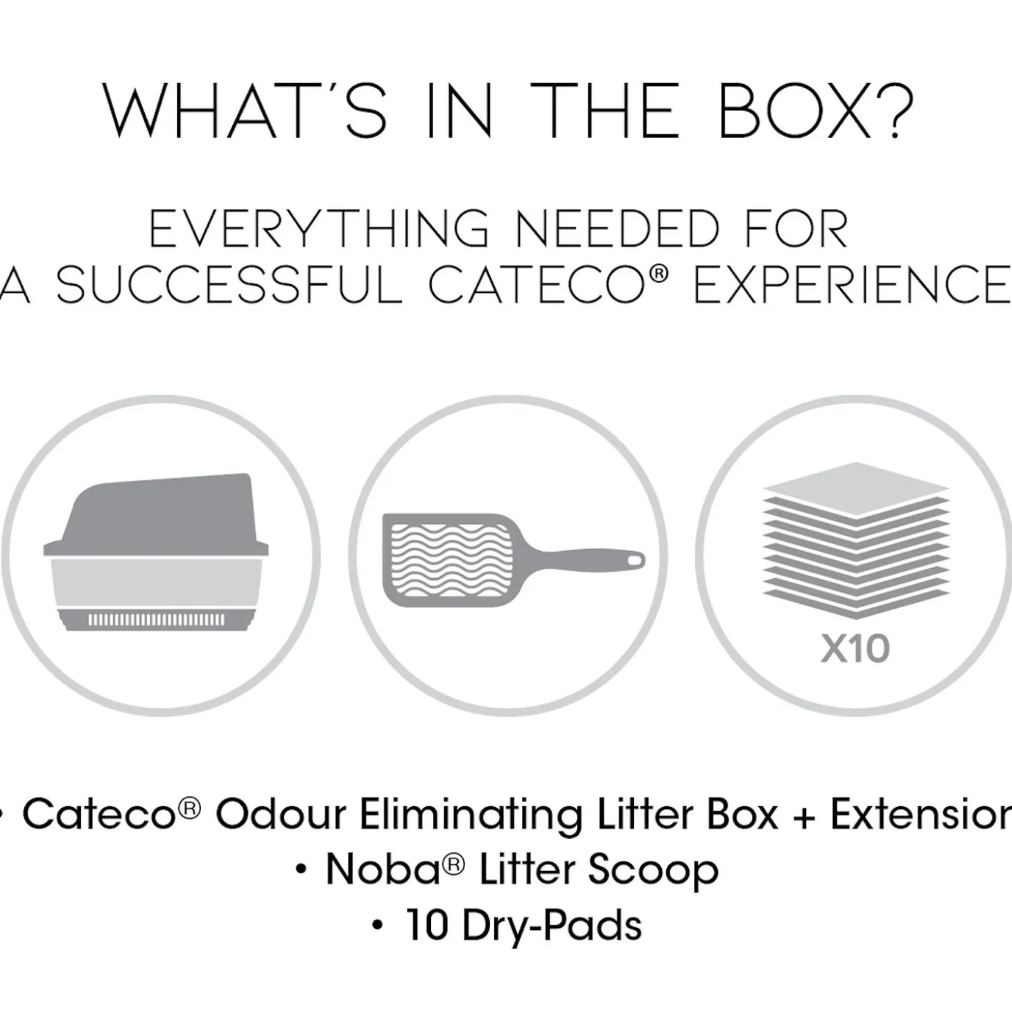 Cateco Odour Eliminating Litter Box