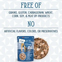 Cats in the Kitchen 1 if by Land, 2 if by Sea Tuna, Beef & Salmon Recipe Adult Cat Food