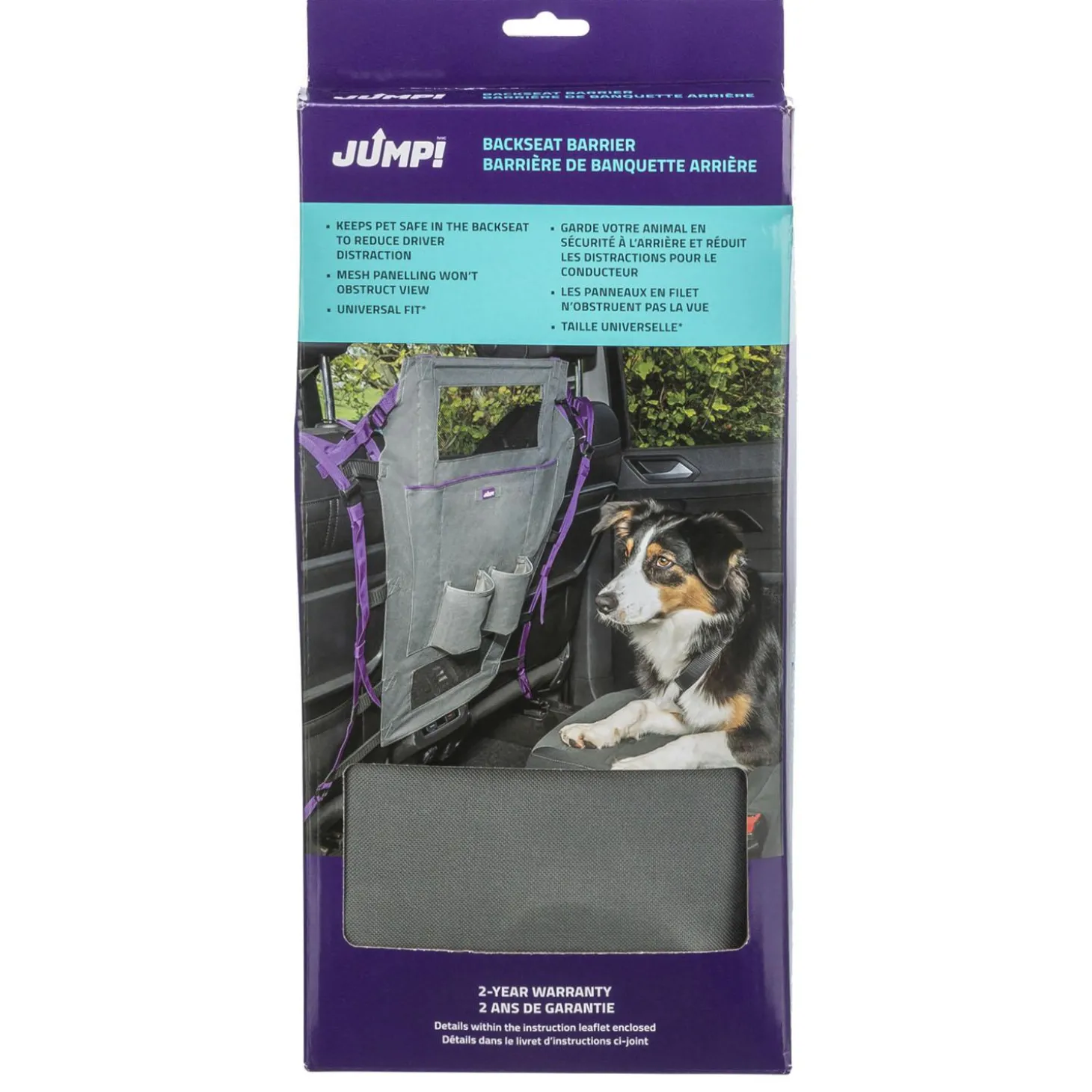 Charcoal Grey Backseat Barrier