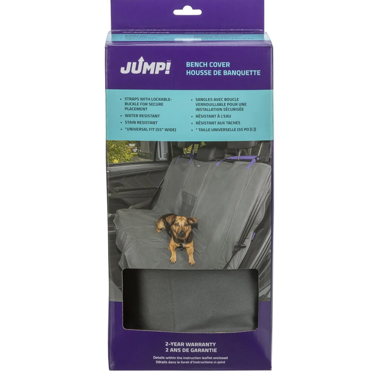 Charcoal Grey Bench Cover