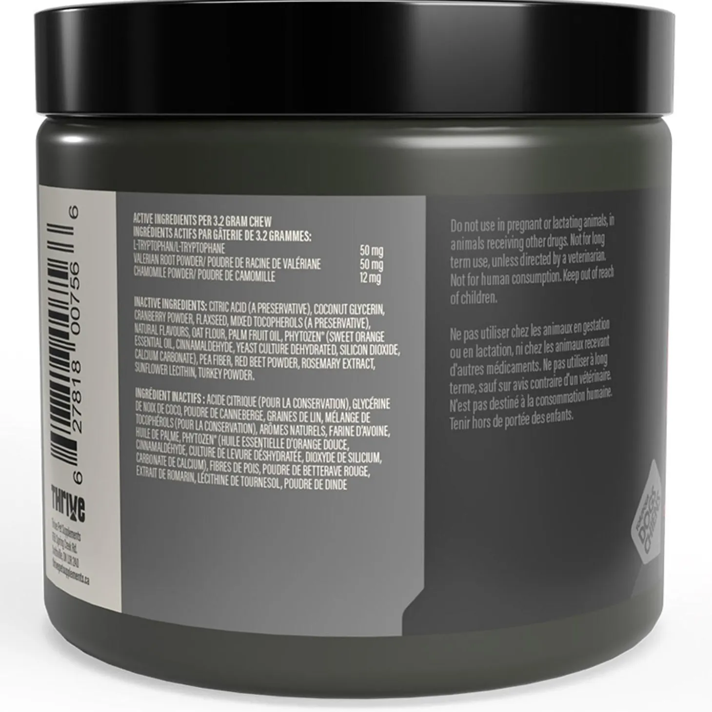 Chews Relax Calming Turkey & Cranberry Dog Supplement