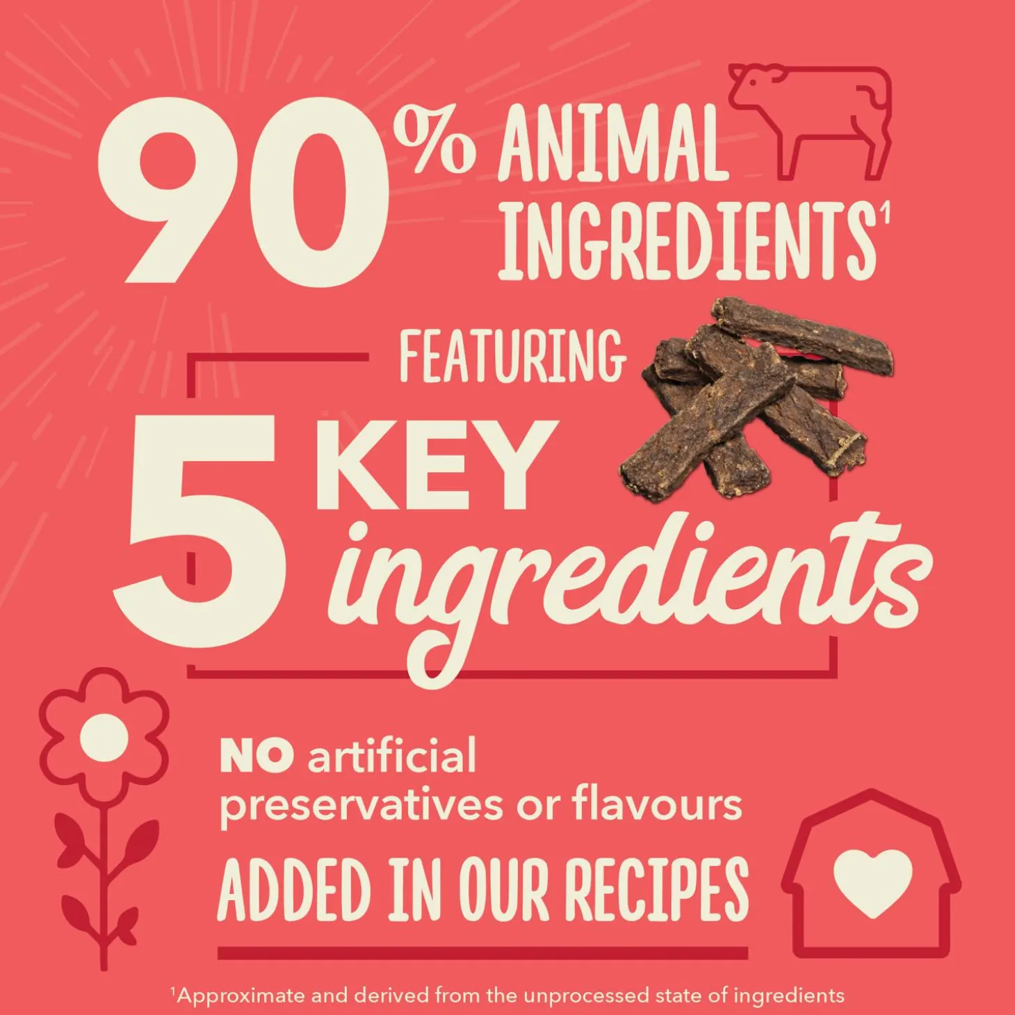 Chewy Strips Hip & Joint Support Beef Recipe Dog Treats