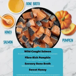 Chewy Strips Skin Coat & Digestive Support Salmon Recipe Dog Treats