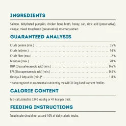 Chewy Strips Skin Coat & Digestive Support Salmon Recipe Dog Treats