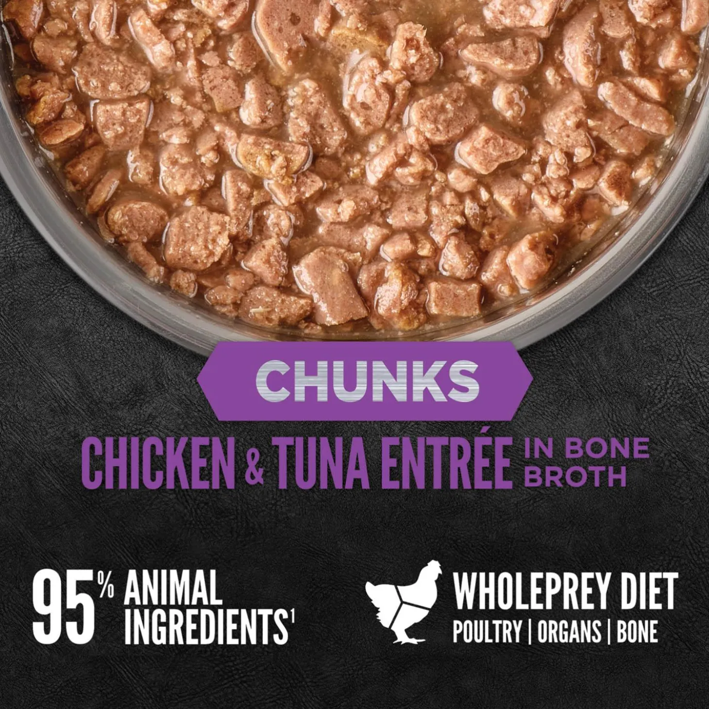 Chicken & Tuna Entree Chunks Kitten Cat Food