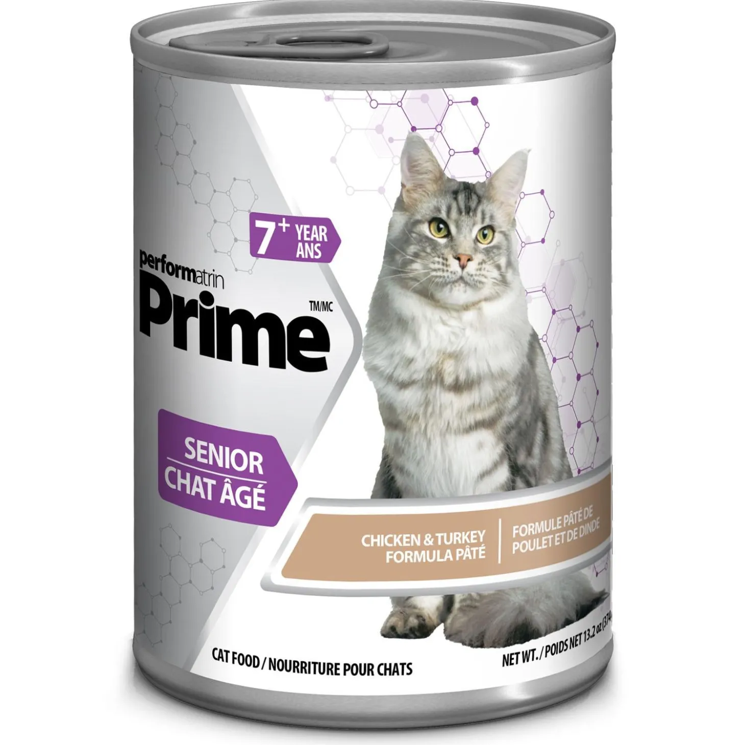 Chicken & Turkey Formula Pate Senior Cat Food