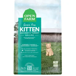 Chicken & Turkey Recipe Kitten Cat Food