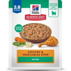 Chicken & Vegetables Stew Kitten Cat Food