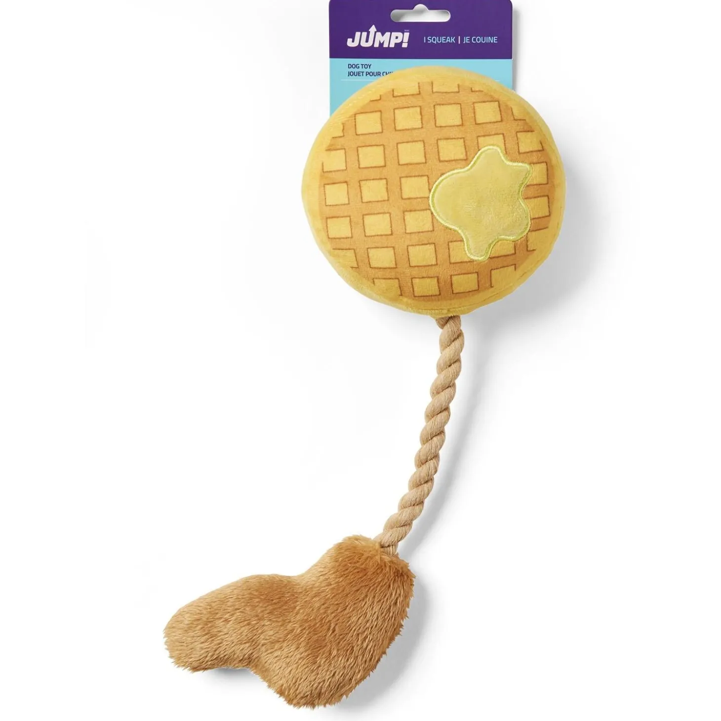 Chicken & Waffle Dog Toy