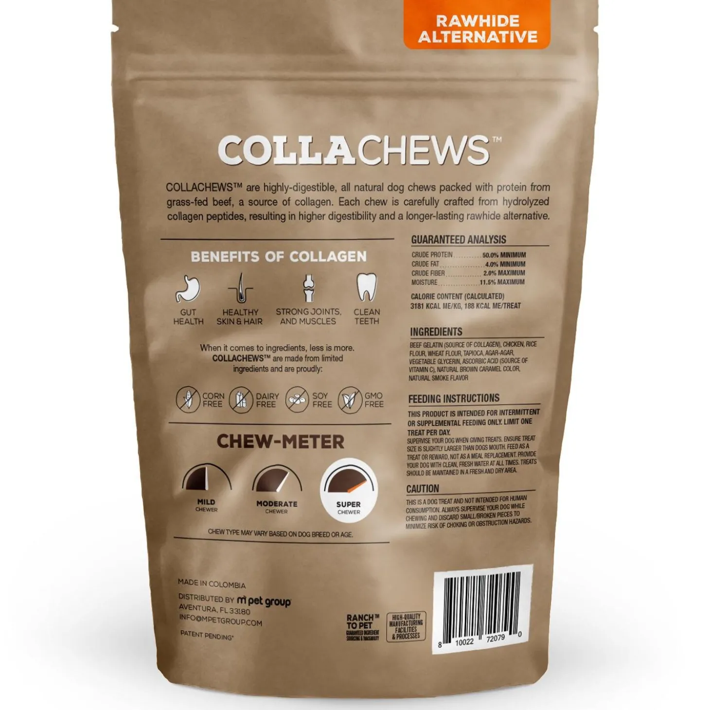 Chicken Collagen 6in Roll Dog Treat