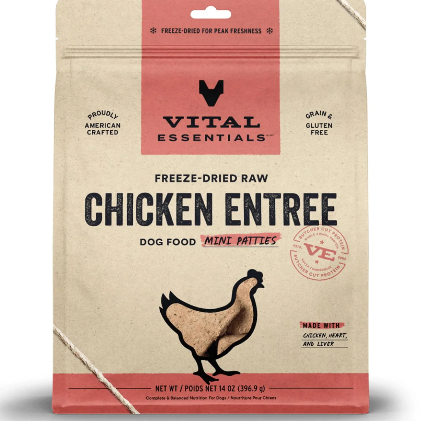 Chicken Entree Mini Patties Dog Food