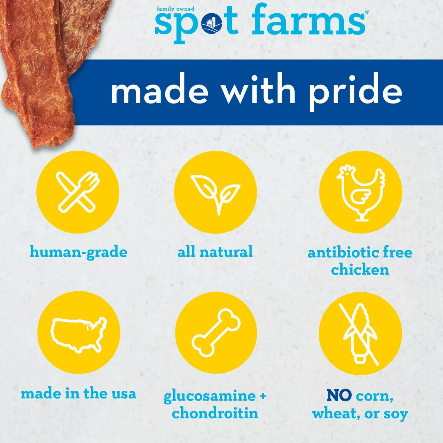 Chicken Jerky Hip + Joint Dog Treats