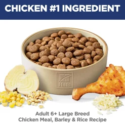 Chicken Meal, Barley & Brown Rice Recipe Large Breed Adult 6+ Dog Food