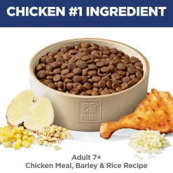 Chicken Meal, Barley & Brown Rice Recipe Adult 7+ Dog Food