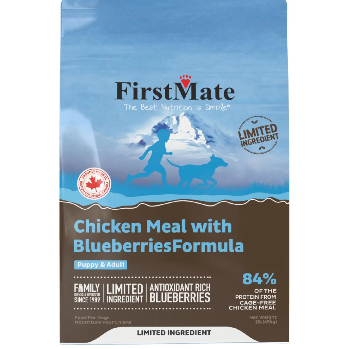 Chicken Meal with Blueberries Formula Dog Food