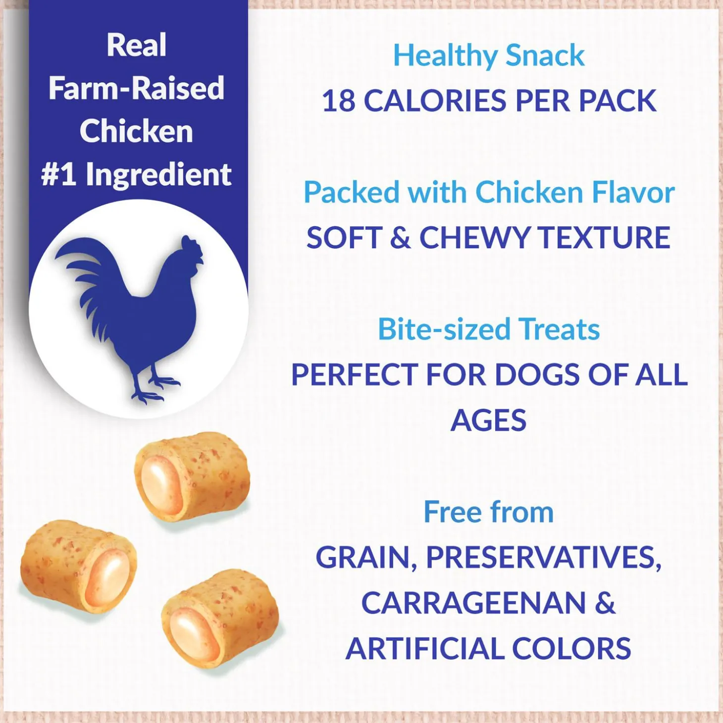 Churu Fun Bites Chicken Wraps with Sweet Potato Recipe Dog Treats