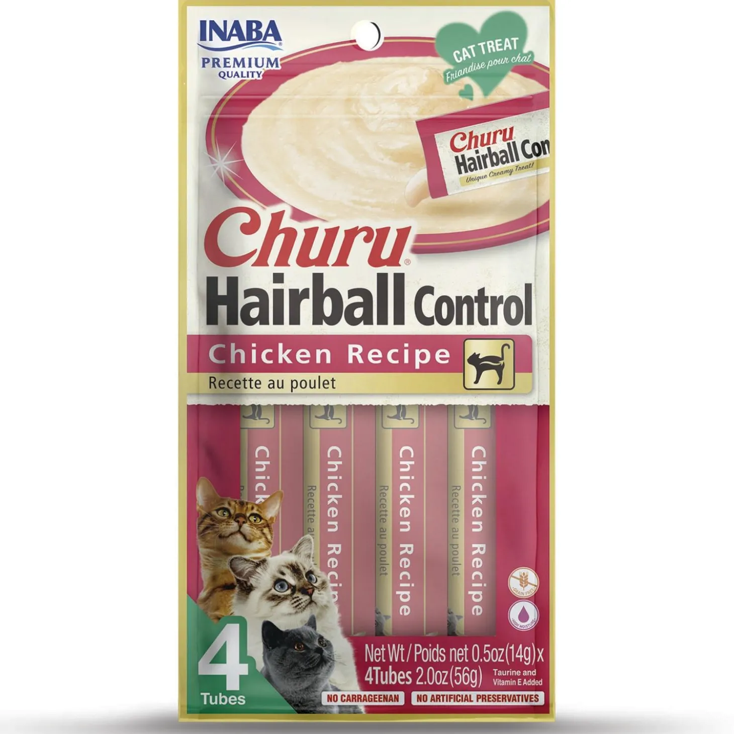 Churu Hairball Control Chicken Recipe Cat Treats
