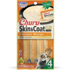 Churu Skin & Coat Chicken Recipe Cat Treats