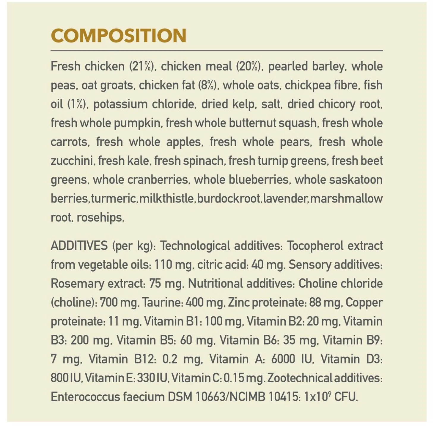 Classics Prairie Poultry Recipe Dog Food