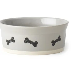 Classy Bones Bowl Grey & Beige