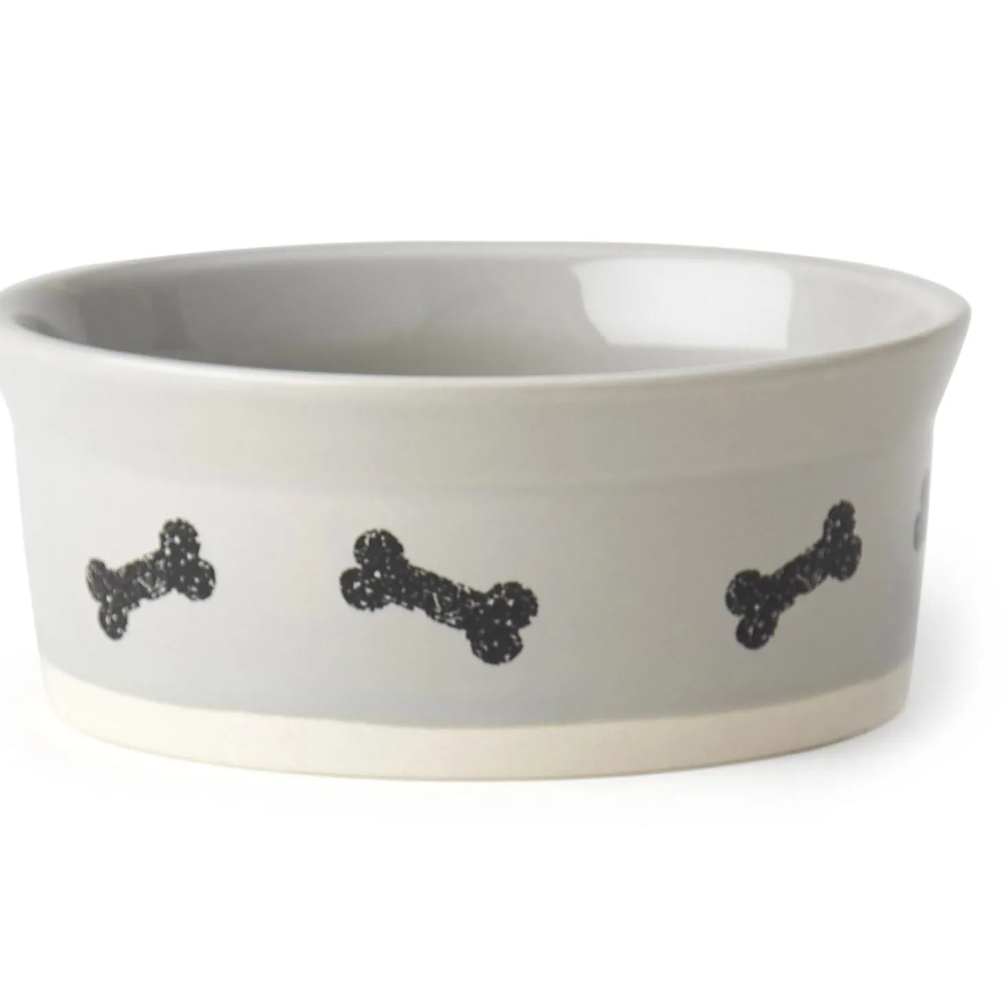 Classy Bones Bowl Grey & Beige