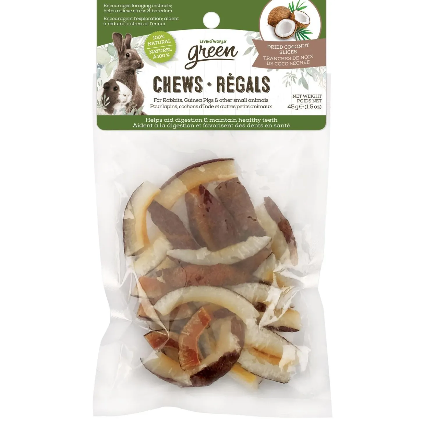 Coconut Slice Chews Small Animal Treats