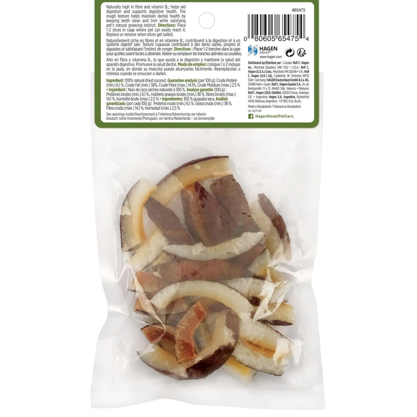 Coconut Slice Chews Small Animal Treats