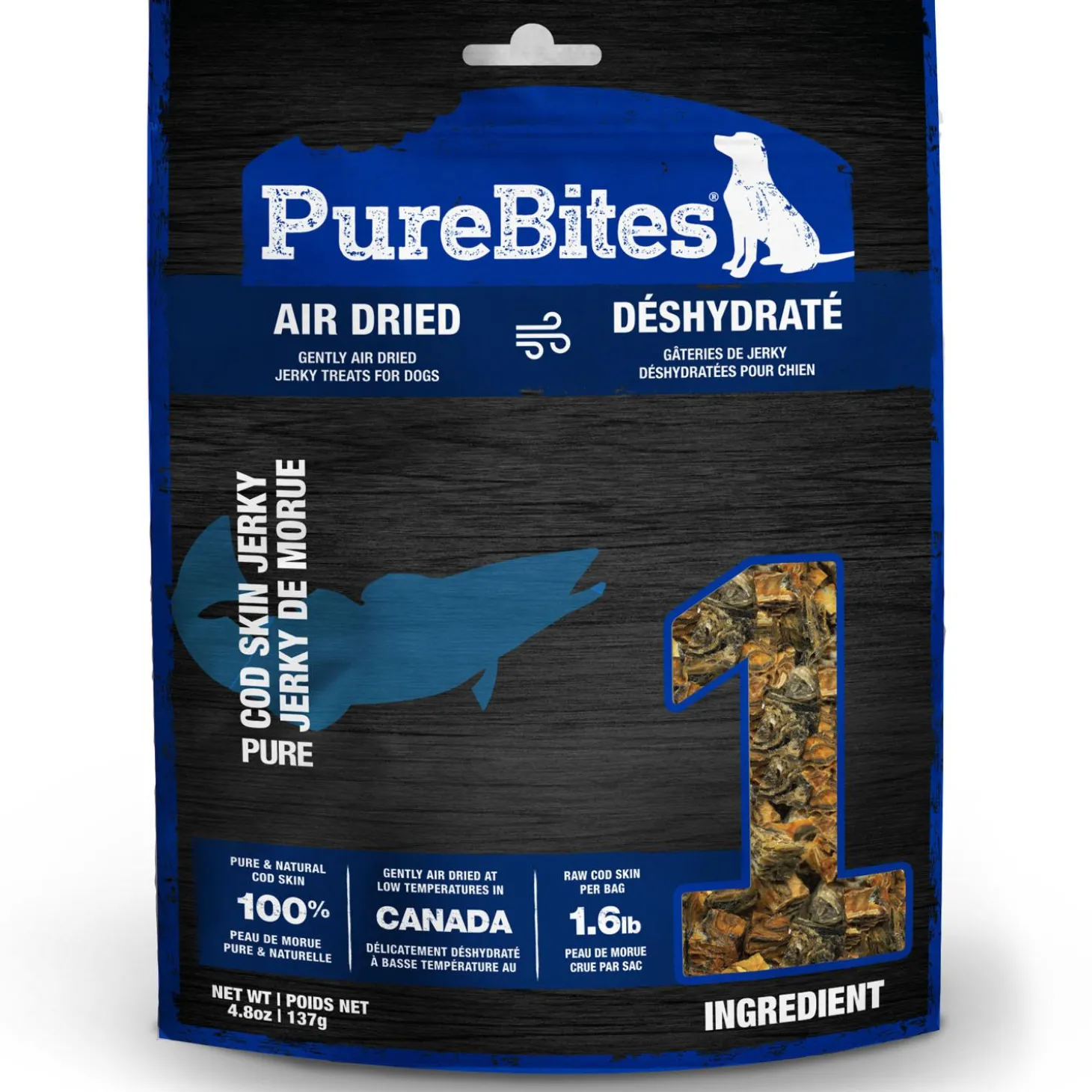 Cod Skin Jerky Dog Treats